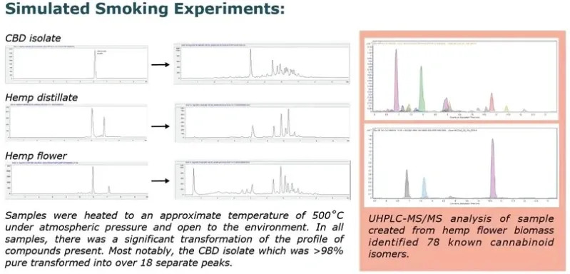 Transformation of Phytocannabinoids by Heat, Isomerization, Dehydration, and Derivation of Cannabinoids Present in Cannabis Sativa Smoke