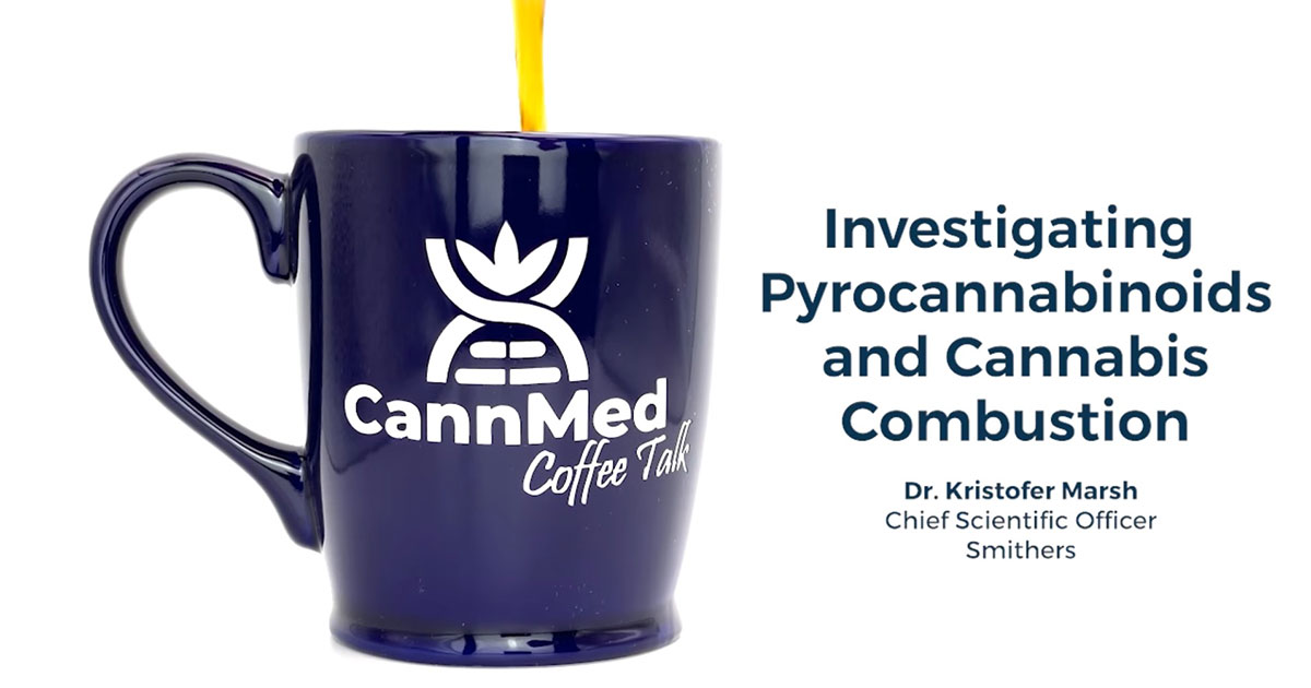 Investigating Pyrocannabinoids and Cannabis Combustion with Kristofer Marsh, PhD on the CannMed Coffee Talk Podcast by Medicinal Genomics